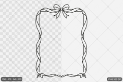 Bow Frame SVG PNG Bundle Product Image 19