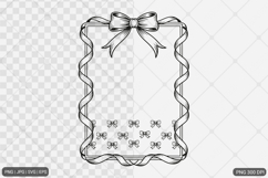 Bow Frame SVG PNG Bundle Product Image 7