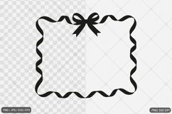 Bow Frame SVG PNG Product Image 1