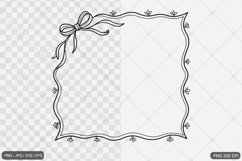 Bow Frame SVG PNG Bundle Product Image 11