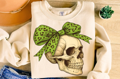 Halloween Coquette Bow PNG, Halloween Skull PNG, Spooky PNG Product Image 4