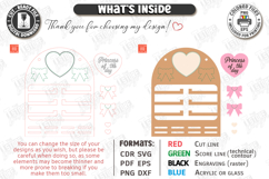 Baby Bow Holder Laser Cut | Hair Accessory Organizer SVG Product Image 2