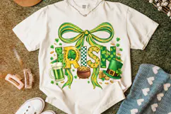 St Patrick's Day Irish PNG, Lucky Day PNG, Coquette Bow PNG Product Image 5