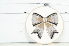 Bow Embroidery Design - Machine Embroidery Product Image 3
