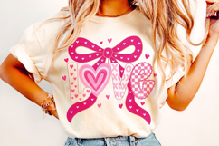 Love Coquette PNG, Valentine's Day PNG, Xoxo PNG, Cupid PNG Product Image 2