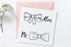 Hand Drawn Bows | Bow Tie illustration | Ribbon Fashion Product Image 7
