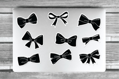 Hand Drawn Bows | Bow Tie illustration | Ribbon Fashion Product Image 8