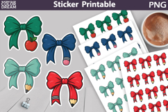 Bow Pencil Sticker | Back To School Sticker Product Image 1