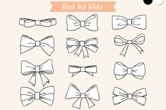 Hand Drawn Bows | Bow Tie illustration | Ribbon Fashion Product Image 5