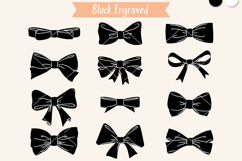 Hand Drawn Bows | Bow Tie illustration | Ribbon Fashion Product Image 6