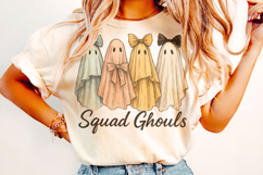 Squad Ghouls PNG, Halloween Coquette PNG, Funny Halloween Product Image 2