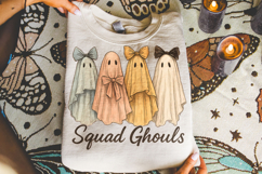 Squad Ghouls PNG, Halloween Coquette PNG, Funny Halloween Product Image 4