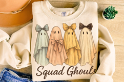 Squad Ghouls PNG, Halloween Coquette PNG, Funny Halloween Product Image 1
