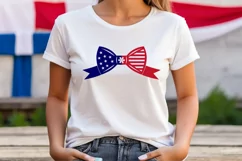 Bow tie SVG Design,Patriotic 4th of July SVG,USA SVG Product Image 2