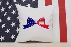 Bow tie SVG Design,Patriotic 4th of July SVG,USA SVG Product Image 3