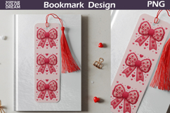 Valentine Bow Bookmarks | Love Heart Bookmark Product Image 1