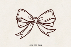 Bow Clipart SVG PNG EPS | Coquette Ribbon BUNDLE Product Image 11