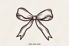 Bow Clipart SVG PNG EPS | Coquette Ribbon BUNDLE Product Image 12