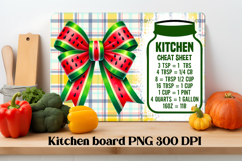 Kitchen conversion cutting board | Watermelon bow board Product Image 1