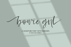 Bowie Girl Script Font Product Image 1