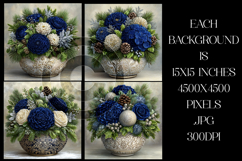 Christmas Background, Christmas Floral Bowl Backgrounds, s4 Product Image 2