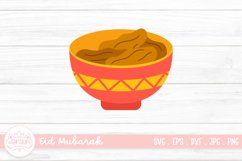 Bowl Of Dates Clipart Illustration | Ramadan Eid Product Image 1