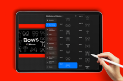 Bow Stamp Brushes for Procreate | 11 Cute Ribbon Stamps Product Image 3