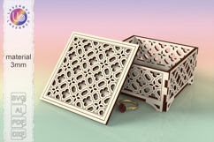 Laser Cut Jewelry Box SVG File Product Image 1