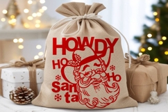 Cowboy Santa SVG Bundle Western Christmas Howdy Clipart Yee Product Image 7