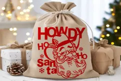 Western Santa SVG Designs | Howdy Santa & Yeehaw Christmas Product Image 7