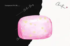 Pink Watercolor Squares - Tooth Fairy PNG Product Image 2