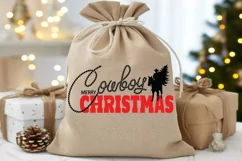 Cowboy Christmas SVG, PNG Cut file Howdy Printable Design Product Image 8