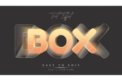 Blur Motion 3D Editable PSD Text Effect Product Image 1