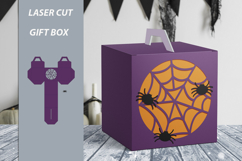 Halloween treat box, Halloween laser cut gift box Product Image 1