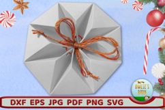 Octagonal Box with Snowflake Decorations Product Image 9