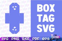 Box Tag SVG | Paper Cut Design | SVG File | Paper Box Design Product Image 1