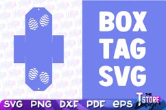 Box Tag SVG Design|Gift Box Tag PaperCut Design|Papercut SVG Product Image 7
