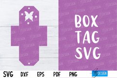 Box Tag SVG | Box Tag Paper Cut Design | SVG File Product Image 1