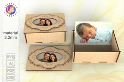 Laser Cut Picture Box SVG File Product Image 1