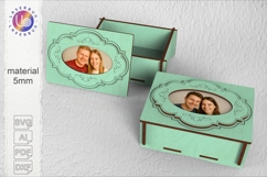 Laser Cut Keepsake Box for Photos Product Image 1
