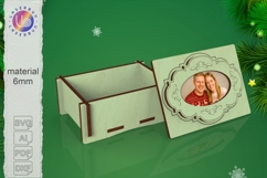 Engraved Photo Box SVG Pattern Product Image 1