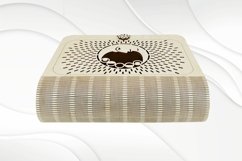 Gift big box Tarot svg dxf pattern for laser cut, laser file Product Image 9