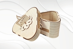 Gift Box Cake, Laser Cut Template, Candle Cake Design Product Image 3