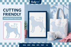 Dog Breed Silhouette Boxer SVG Product Image 1