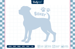 Dog Breed Silhouette Boxer SVG Product Image 3