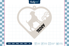 Lovely Dog Keychain SVG Product Image 3