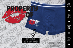 Men's Funny Underwear | Kiss Lips | Valentine's Day Gift SVG Product Image 1