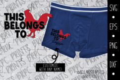 Men's Funny Underwear | Valentine's Day Gift SVG Product Image 1