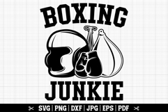 Boxing Junkie SVG Product Image 1