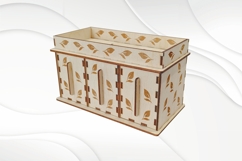 Gift tea bag box, laser cutting design, greeting kitchen box Product Image 3